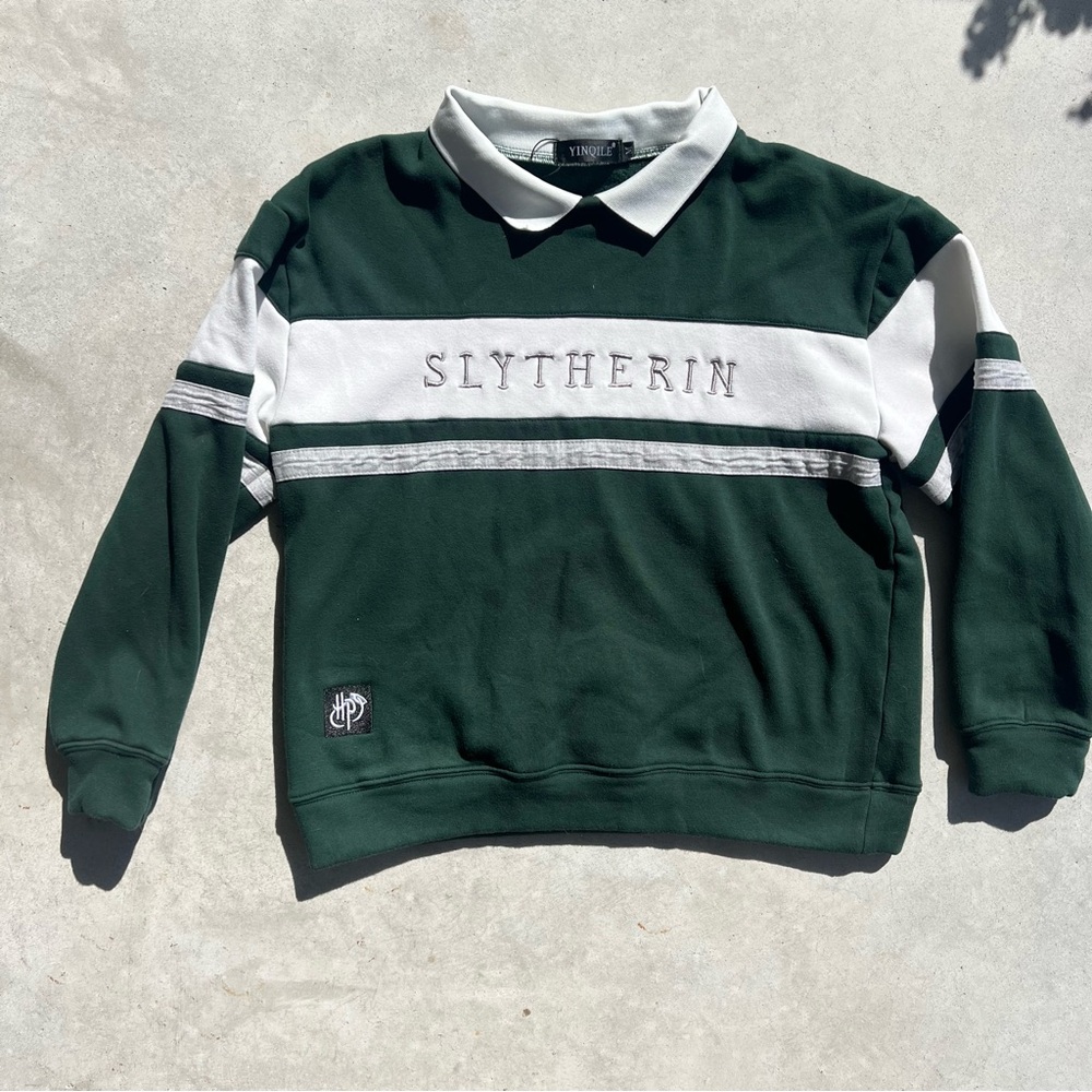Harry Potter Slytherin Collared Pull Over